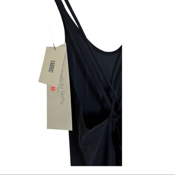 Sweaty Betty Explorer Beautify Strappy Back Black Yoga Workout Jumpsuit Summer - Picture 10 of 14